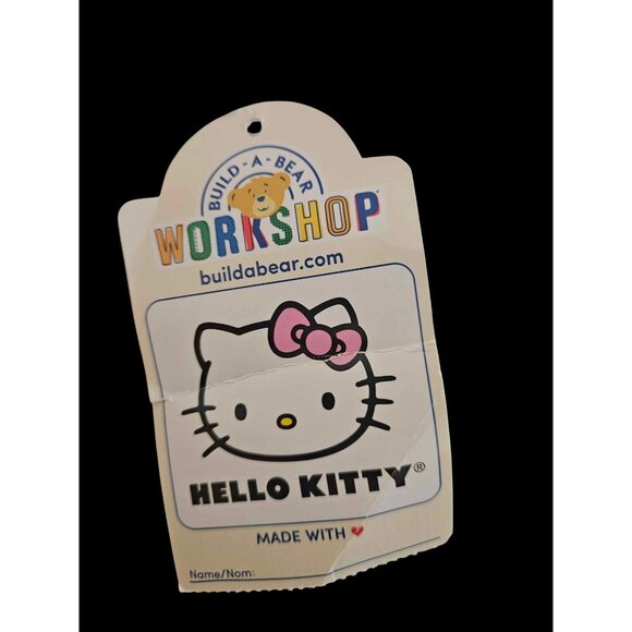 NEW* Build-A-Bear Workshop Hello Kitty White & Pink 22" Plush Toy With Pink Bow - Picture 7 of 9